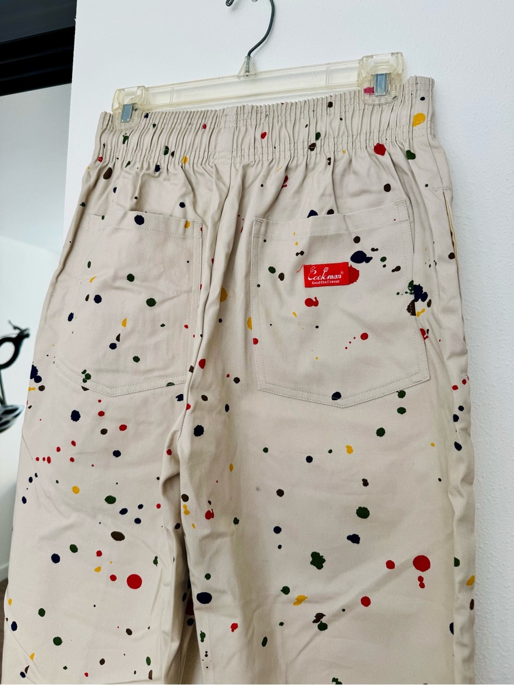 CHEF PANTS - SAUCE SPLASH : BEIGE